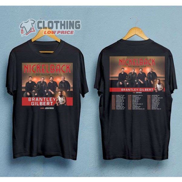 Nickleback Get Rollin World Tour 2023 Merch 2023 Nickleback Band Shirt Nickelback Get Rollin Tour Sweatshirt