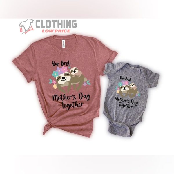 Our First Mother’s Day Shirt, Mother’s Day Matching Shirt, Gifts For Mothers Day T- Shirt, Mothers Day Greetings T- Shirt