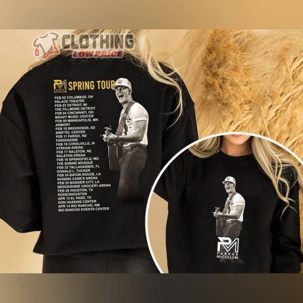 Parker Mccollum Spring Tour 2023 Sweatshirt T-shirt, Parker Mccollum Country Music 2023 Tour Concert Shirt, Parker Mccollum Brookings Sd Gift