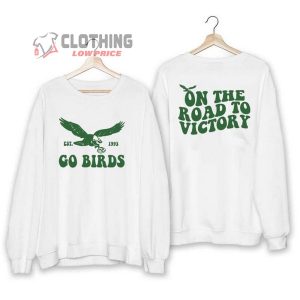 Philadelphia Eagles Shirt Hit Em Low Hit Em High Eagles Shirt Go Birds Sweatshirt Sundays Are For The Birds Philadelphia Shirt2