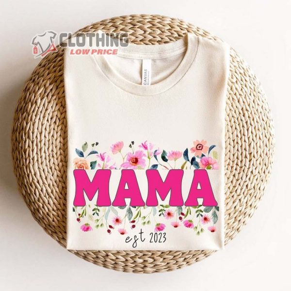 Pink Flower Mama T- Shirt, Mothers Day Greetings T- Shirt, Law And Order Mothers Day T- Shirt, National Hockey Mom Day 2023 Gifr Shirt