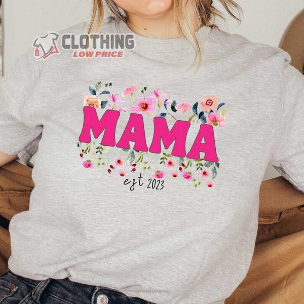 Pink Flower Mama T- Shirt, Mothers Day Greetings T- Shirt, Law And Order Mothers Day T- Shirt, National Hockey Mom Day 2023 Gifr Shirt