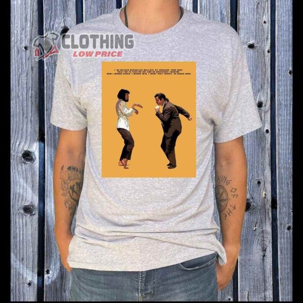 Pulp Fiction Jerry Seinfeld T-Shirt, Pulp Fiction Fun Movies Unisex Tee Shirt