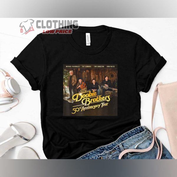 Retro Doobie Arst Brothers Vintage Band 50th Anniversary Shirt, The Doobie Brothers 50th Anniversary Tour Shirt, Doobie Brothers Las Vegas 2023 Shirt