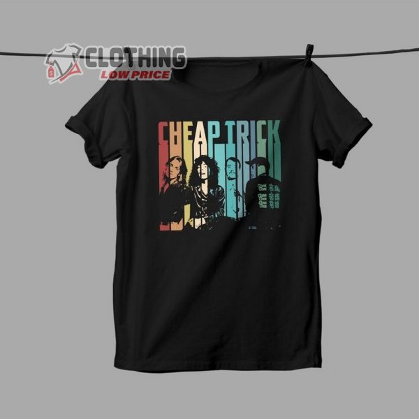 Retro Vintage Cheap Trick Band T-Shirt, Cheap Trick Shirt, RetroTee, Cheap Trick New Tour Merch