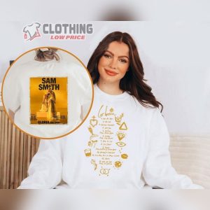 Sam Smith Gloria Tour 2023 T Shirt Sam Smith World Tour Shirt Gloria Tour Sweatshirt Sam Smith 2023 Gloria Tour Shirt Sam Smith Shirt For Fan3