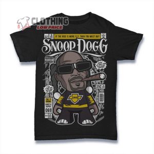 Snoop Dogg Art Concept Comic Text Graphic Unisex T Shirt, Snoop Dogg Hip Hop Rap Legend Merch