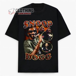 Snoop Dogg Hip Hop Shirt, Vintage Bootleg Retro 90S Streetwear Rapper Graphic Rap Tee T-Shirt