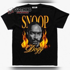 Snoop Dogg T-Shirt, Snoop Dogg Tour Merch, Snoop Dogg Rapper Tee