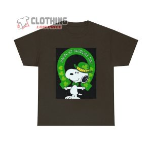 Snoopy Happy St PattyS Day Shirt Snoopy St PattyS Day Shirt Patrick Day St Patrick T Shirt Snoopy Unisex Heavy Cotton Tee 4