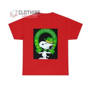 Snoopy Happy St PattyS Day Shirt Snoopy St PattyS Day Shirt Patrick Day St Patrick T Shirt Snoopy Unisex Heavy Cotton Tee 6
