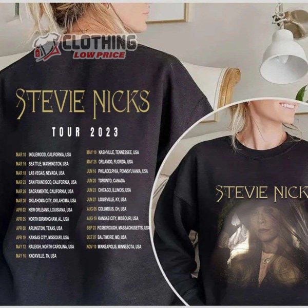 Stevie Nicks Tour 2023 Merch Fleetwood Mac Band Tour 2023 Shirt Stevie ...