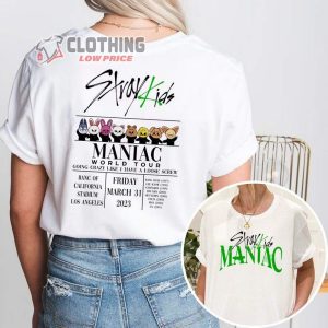 Stray Kids 2023 Maniac Tour Dates T-Shirt, Maniac World Tour 2023 Shirt, Customize Stray Kids Tour Sweatshirt. Stray Kids Zoo Hoodie