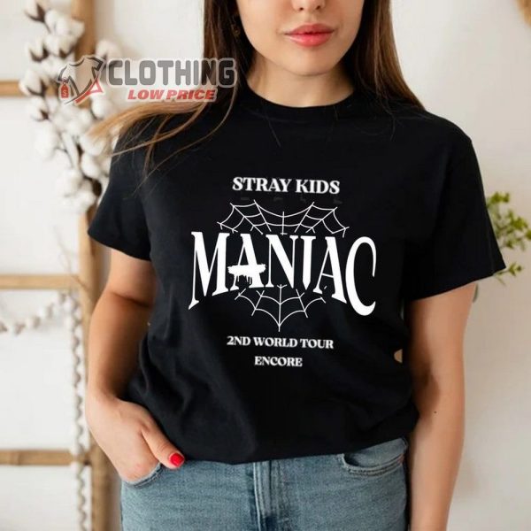 Stray Kids Maniac World Tour Tickets T-Shirt, Stray Kids Maniac World Tour 2023 Shirt, Stray Kids Group Shirts, Maniac Sweatshirt