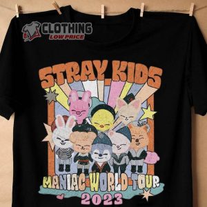 Stray Kids Zoo T Shirt Stray Kids 2023 Maniac World Tour Sweatshirt Stray Kids Maniac Tour Shirt3