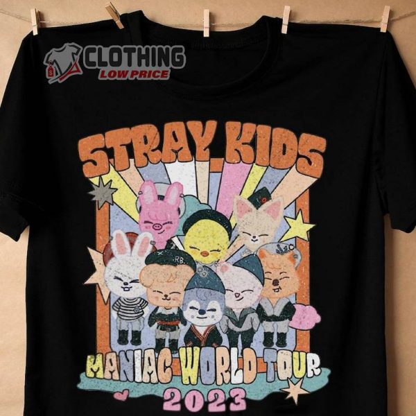 Stray Kids Zoo T-Shirt, Stray Kids 2023 Maniac World Tour Sweatshirt, Stray Kids Maniac Tour Shirt