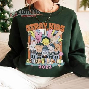 Stray Kids Zoo T Shirt Stray Kids 2023 Maniac World Tour Sweatshirt Stray Kids Maniac Tour Shirt4