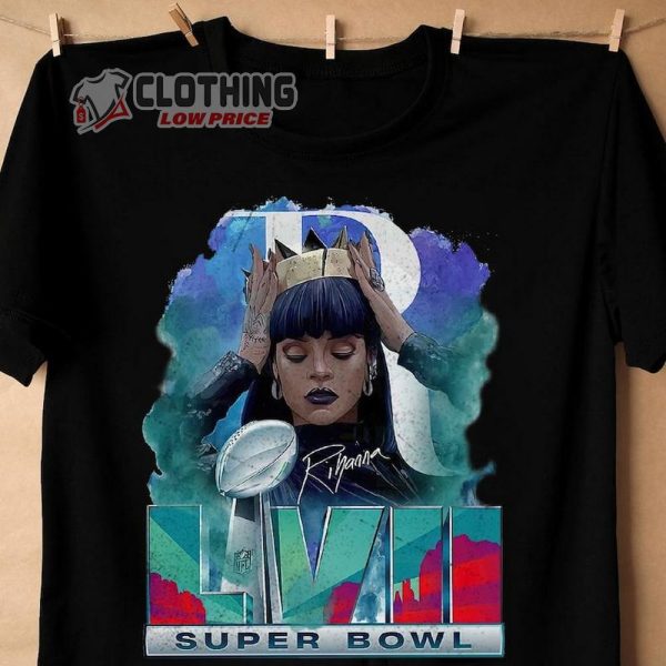 Super Bowl Rihanna T-Shirt, Super Bowl 2023, Super Bowl Lvii T-Shirt, Rihanna Halftime Show Merch