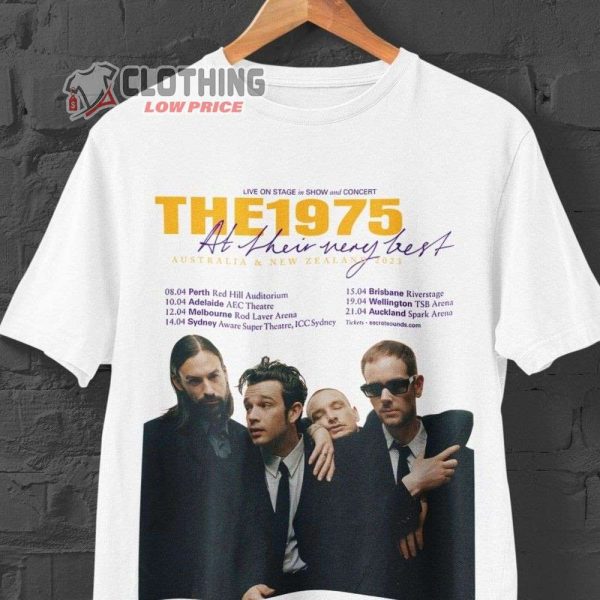 The 1975 At Their Very Best Tour 2023 Black Design Baseball Jersey - Growkoc