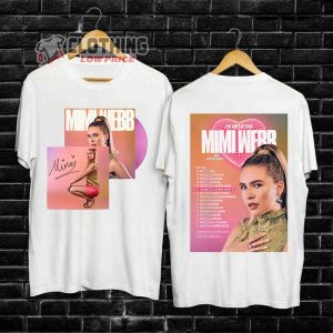 The Amelia Tour Mimi Webb With Special Guests Merch Mimi Webb Debut Album And 2023 Tour T Shirt