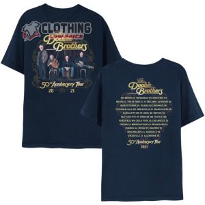 The Doobie Brothers 50th Anniversary Tour 2021 T- Shirt, Doobie Brothers Las Vegas 2023 Shirt, Doobie Brothers European Tour Shirt