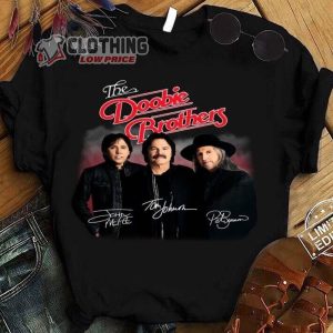 The Doobie Brothers Rock Band Signed Vintage Style T- Shirt Gift For Fan, Doobie Brothers Tour 2023 Shirt, Doobie Brothers Las Vegas 2023 Shirt