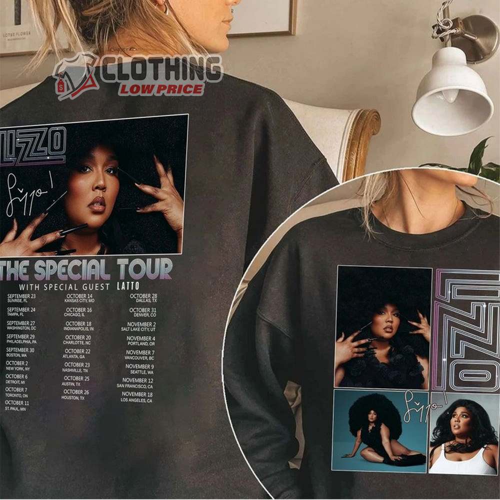 Lizzo Pop Singer The Special Tour 2023 Merch Lizzo Tour Shirt Lizzo