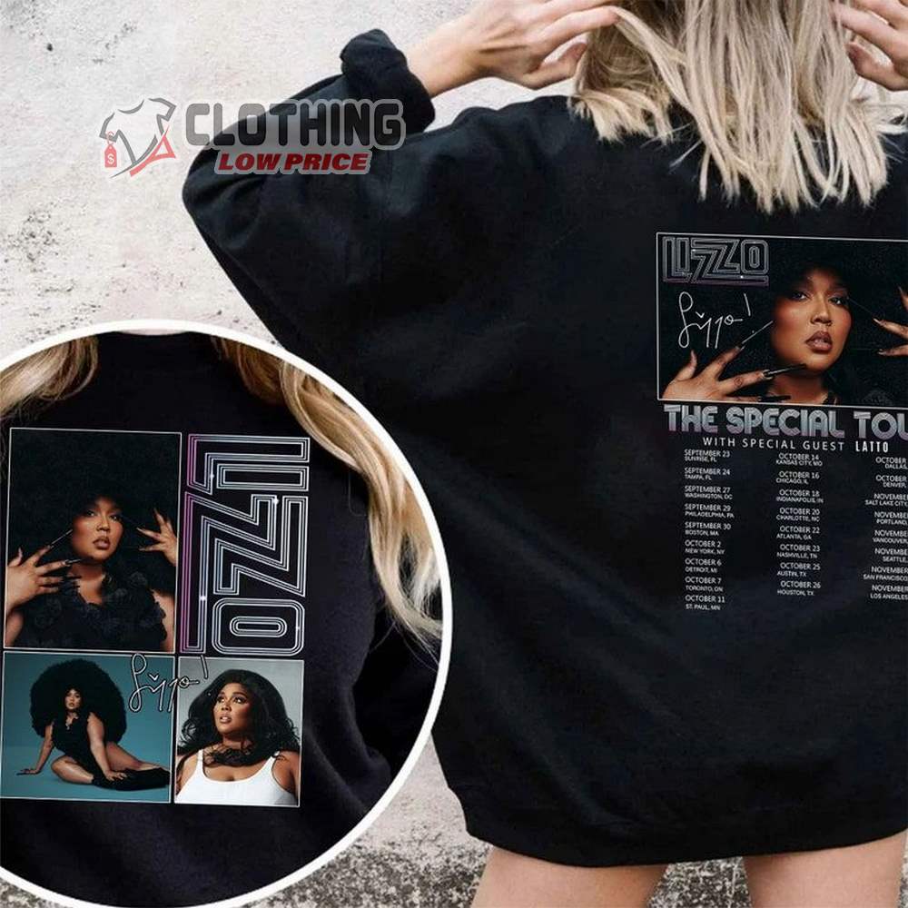 Lizzo American Singer Merch Lizzo The Special Tour 20222023 Shirt The