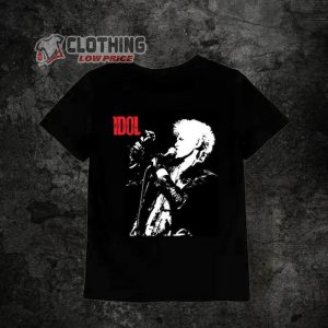 Vintage Billy Idol Rebel Yell T-Shirt, 1982 Billy Idol Punk Rock, Glam Rock, Rock N Roll Clothing Heavy Metal Retro Shirt