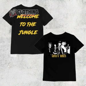 Vintage Guns N Roses Welcome To The Jungle T Shirt Guns N Roses Tour Shirts1