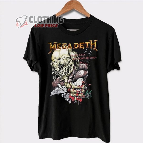 Vintage Megadeth Peace Sells Tour ’87-’88 T-shirt, Megadeth Tour T-shirt, Megadeth Killing Time T- Shirt