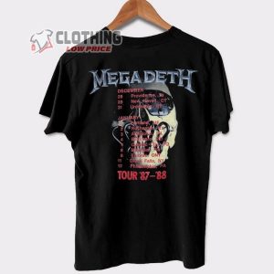 Vintage Megadeth Peace Sells Tour 87 88 T shirt Megadeth Tour T shirt Megadeth Killing Time T Shirt 3