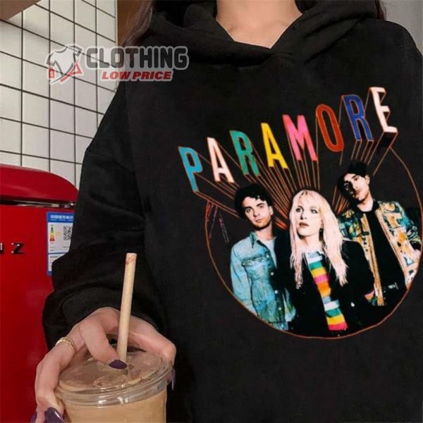 Vintage Paramore Sweatshirt, Riot T-Shirt, Paramore 2023 Tour Dates T Shirt, Funny Birthday Black Cotton Tee