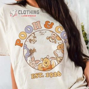 Vintage Pooh & Co Est 1926 Merch Vintage Pooh And Friends Shirt, Disney Pooh Bear T-Shirt