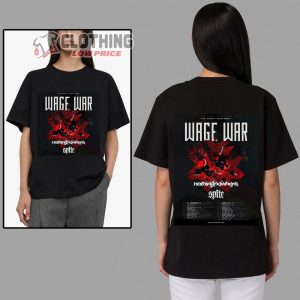 Wage War Announce Spring 2023 Headline Tour Merch Spring 2023 Headline Tour Shirt Wage War World Tour 2023 T-Shirt