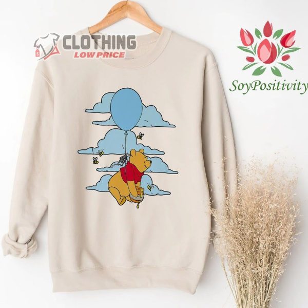 Winnie The Pooh Balloon Disney Character Shirt Disney World Shirt Winnie The Pooh Disney T Shirt 2