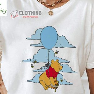 Winnie The Pooh Balloon Disney Character Shirt, Disney World Shirt Winnie The Pooh Disney T-Shirt