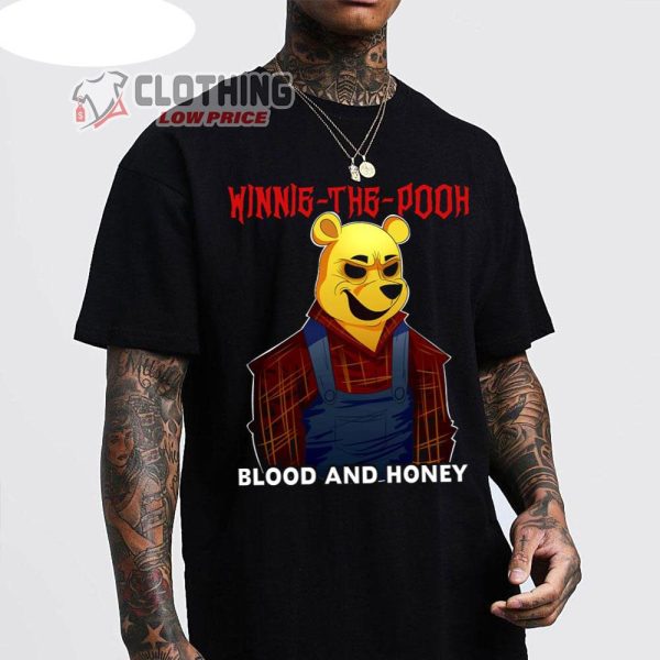 Winnie The Pooh Blood And Honey Horror Movie 2023 Merch Blood And Honey Film 2023 T Shirt