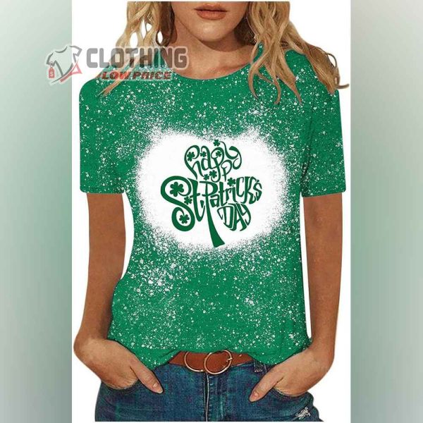 Women Top Saint Patrick’s Day Printed Round Neck Summer T Shirt, St Patricks Day Jokes T- Shirt, Toddler Girl St Patricks Day Outfit Gift