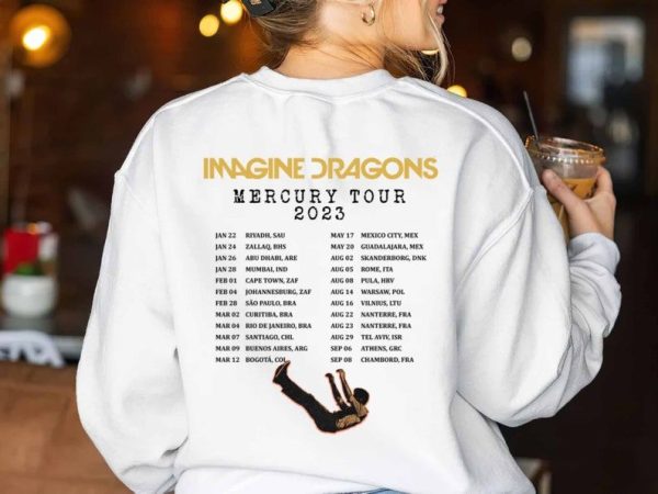 2023 Imagine Dragon Mercury World Tour Merch, 2023 Tour Imagine Dragon T-Shirt, Mercury Tour 2023 Shirt, 2023 Music Tour Shirt, Rock Tour Merch