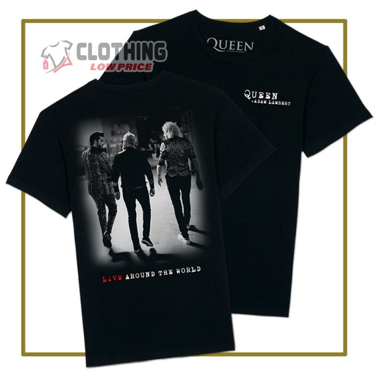 Queen + Adam Lambert Tour Setlists Shirt, Queen + Adam Lambert The