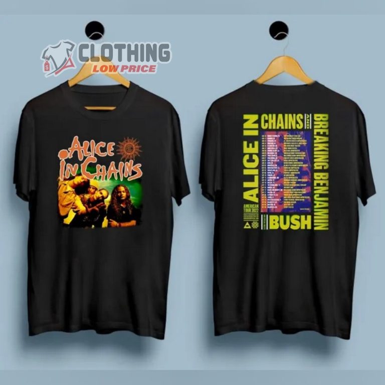 Alice In Chains Summer Tour 2023 Breaking Benjamin Shirt, Breaking
