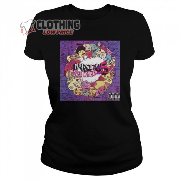Artwork Of Group Maroon 5 Shirt Classic T- Shirt, Maroon 5 Las Vegas 2023 Shirt, Popular Maroon 5 Songs Gift For Fan