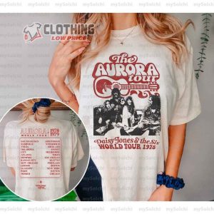 Aurora World Tour Sweatshirt, Aurora Tour Merch, Vintage Daisy Jones And The Six T-Shirt, Unisex Concert Shirt, Daisy Jones And Billy Dunne Shirt