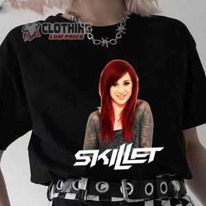 Beautiful Drummer Of Skillet Jen Ledger Unisex T- Shirt, Skillet Concerts 2023 Shirt, Skillet Tour 2023 Setlist Shirt