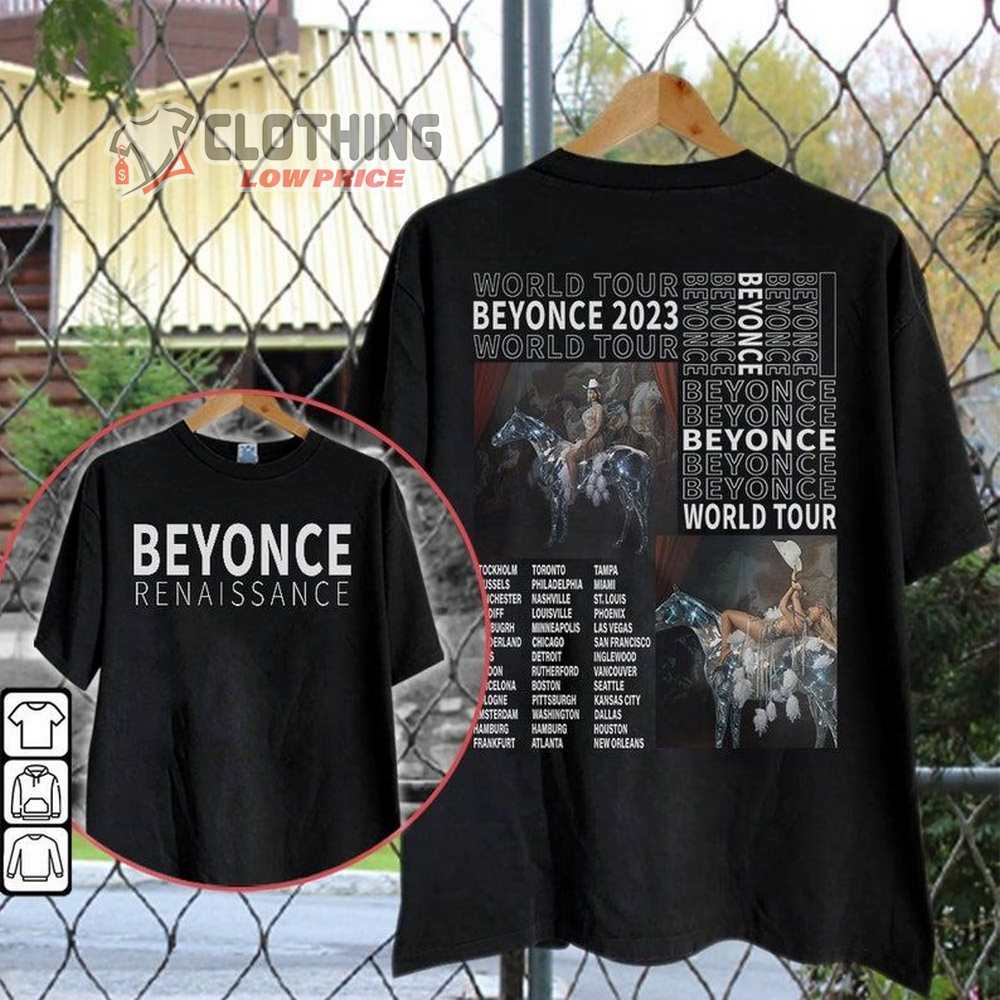 beyonce tour merchandise 2023