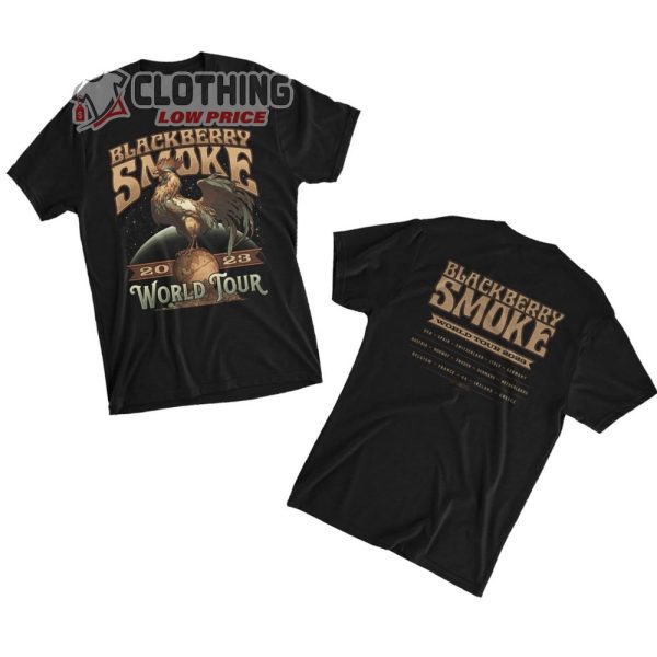 Blackberry Smoke World Tour 2023 Dates Merch Blackberry Smoke Shirt