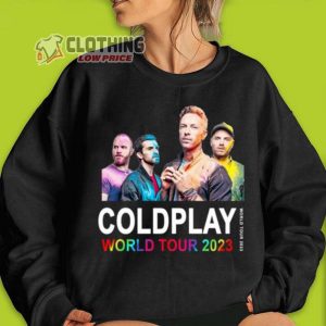 Coldplay World Tour 2023 Shirt Coldplay Music Of The Spheres Tour Date 2023 World Tour T Shirt Coldplay Tour 2023 Los Angeles Shirt 1