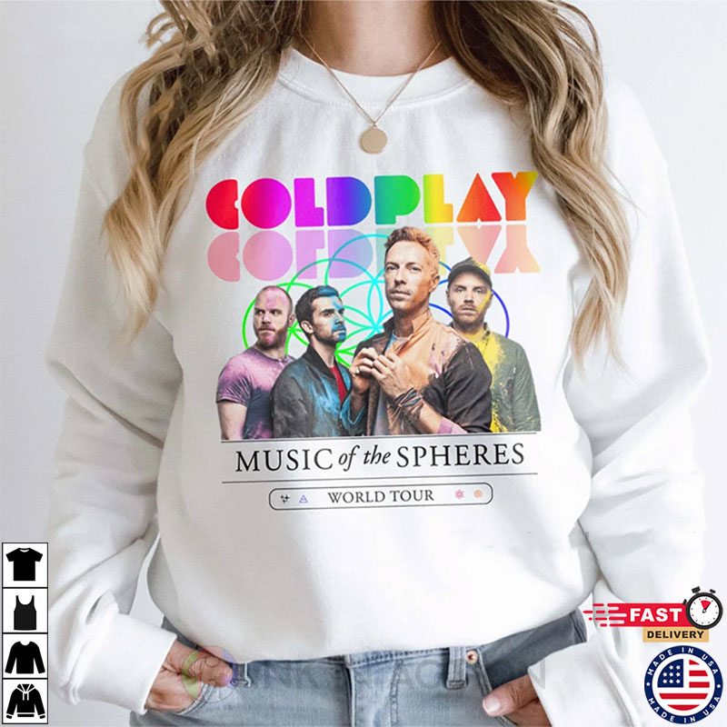 Coldplay World Tour 2023 Shirt, Coldplay Tour 2023 Usa Sweatshirt, Coldplay Tour 2023 Los Angeles Shirt