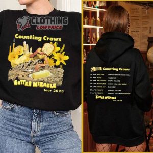 Counting Crows Butter Miracle Show 2023 Merch, Counting Crows Band Merch, Counting Crows Rock Music Concert 2023 Shirt